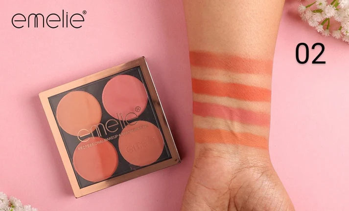 EMELIE PROFESSIONAL MAKEUP 4 COLOR PALETTE