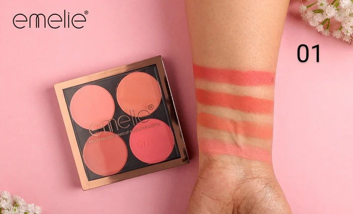 EMELIE PROFESSIONAL MAKEUP 4 COLOR PALETTE