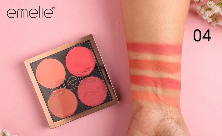 EMELIE PROFESSIONAL MAKEUP 4 COLOR PALETTE
