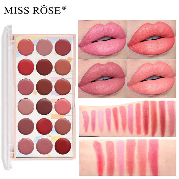 MISS ROSE 18 COLOR LIP CREAM